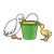 Two Ducks Color PNG