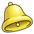 Gold Bell Color PNG