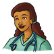 Nurse with stethoscope