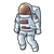Astronaut 1 Color PNG