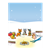 Snowy Campfire Scene Color PNG