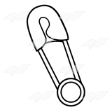 Closed Safety Pin