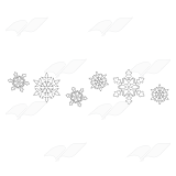 Six Snowflakes