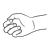 Relaxed Hand Line PNG