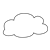 White Cloud Line PNG