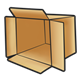 Cardboard Box on side