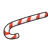 Candy Cane 3 Color PNG