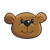 Bear Head Color PNG