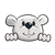 Bear Head and Hands Color PNG