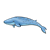 Blue Whale 1 Color PNG