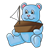 Blue Teddy Bear Color PNG