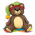 Bedtime Bear Color PNG