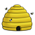 Gold Beehive Color PNG