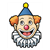Smiling Clown Face Color PDF