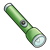 Green Flashlight Color PNG