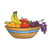 Fruit Bowl Color PNG