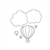 Hot Air Balloons Line PDF