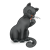 Black Kitten Color PNG