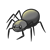 Black Spider Color PNG