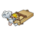 Trapped Mouse Color PNG