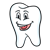 Grinning Tooth Color PNG
