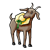 Goat Chewing Hat Color PNG