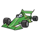 Green #5 Racecar 