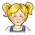 Crying Girl Color PNG