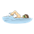 Boy Swimming Color PNG