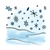 Snowflakes and Snow Color PNG