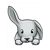 Gray Rabbit Head Color PDF