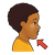 Side View of Boy Color PNG
