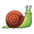 Green Snail Color PNG