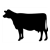 Cow Silhouette Color PDF