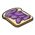 Jelly on Toast Color PNG