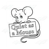 Mouse Holding Sign
