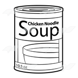 soup can clip art