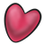 Red Heart 1 Color PNG