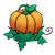 Pumpkin with Vines Color PNG