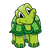 Standing Turtle Color PNG
