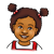 Smiling Girl Color PNG