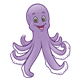 Grinning Octopus purple