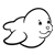 Baby Seal Line PNG