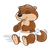 Baby Otter Color PNG