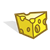 Cheese Triangle Color PNG
