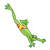 Leaping Frog  Color PNG