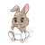 Baby Rabbit Color PNG