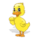 Pointing Duck 
