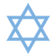 Star of David from Israel's flag