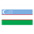 Uzbekistan Flag Color PDF